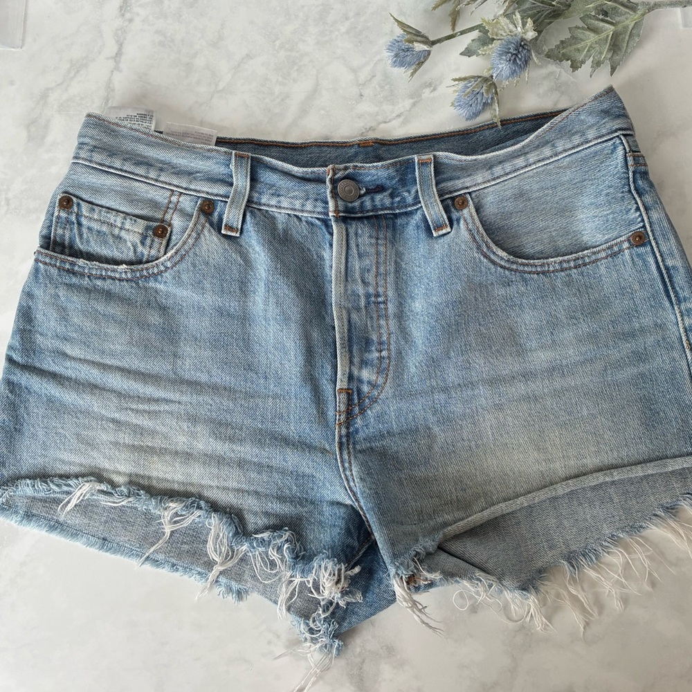 Levi’s 501 Original 100% Cotton Denim Shorts - Picture 2 of 12